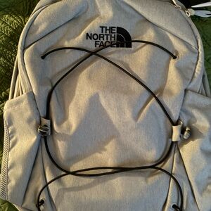 The North Face Light Gray Backpack